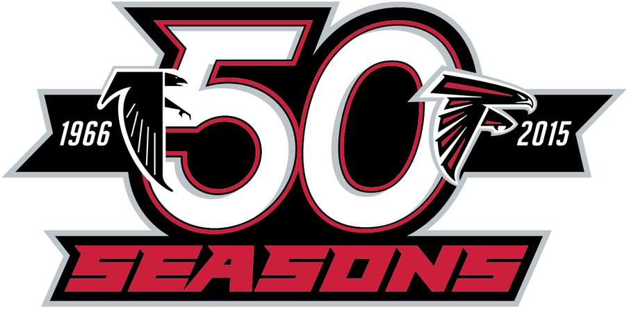 Atlanta Falcons 2015 Anniversary Logo iron on paper